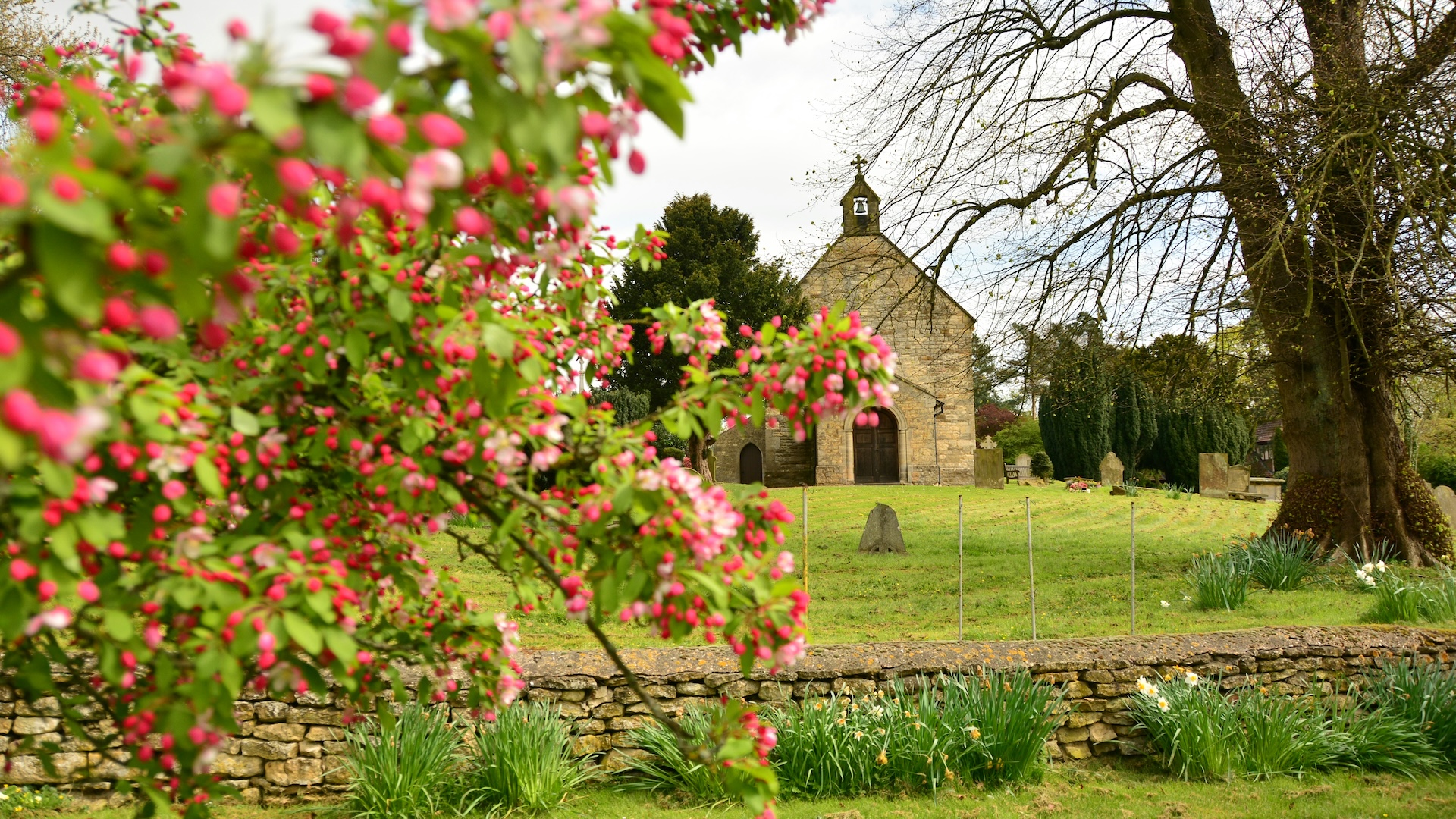 Church cemetery